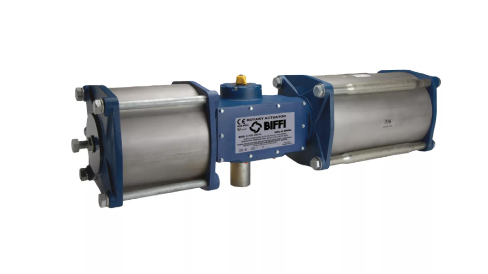 A, B, C, or S  Morin Series rotary Actuator