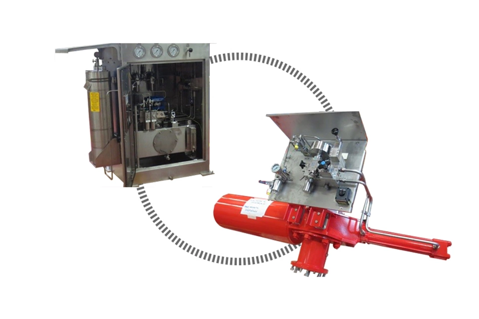 HPU con soluzione pneumoidraulica